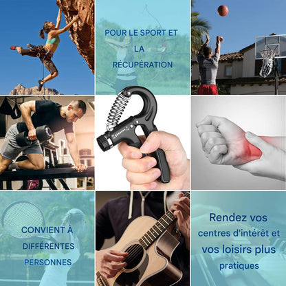 Kmt Style™ -Équipement d'exercice pour le poignet et l'avant-bras ajustable (5kg - 60kg)
